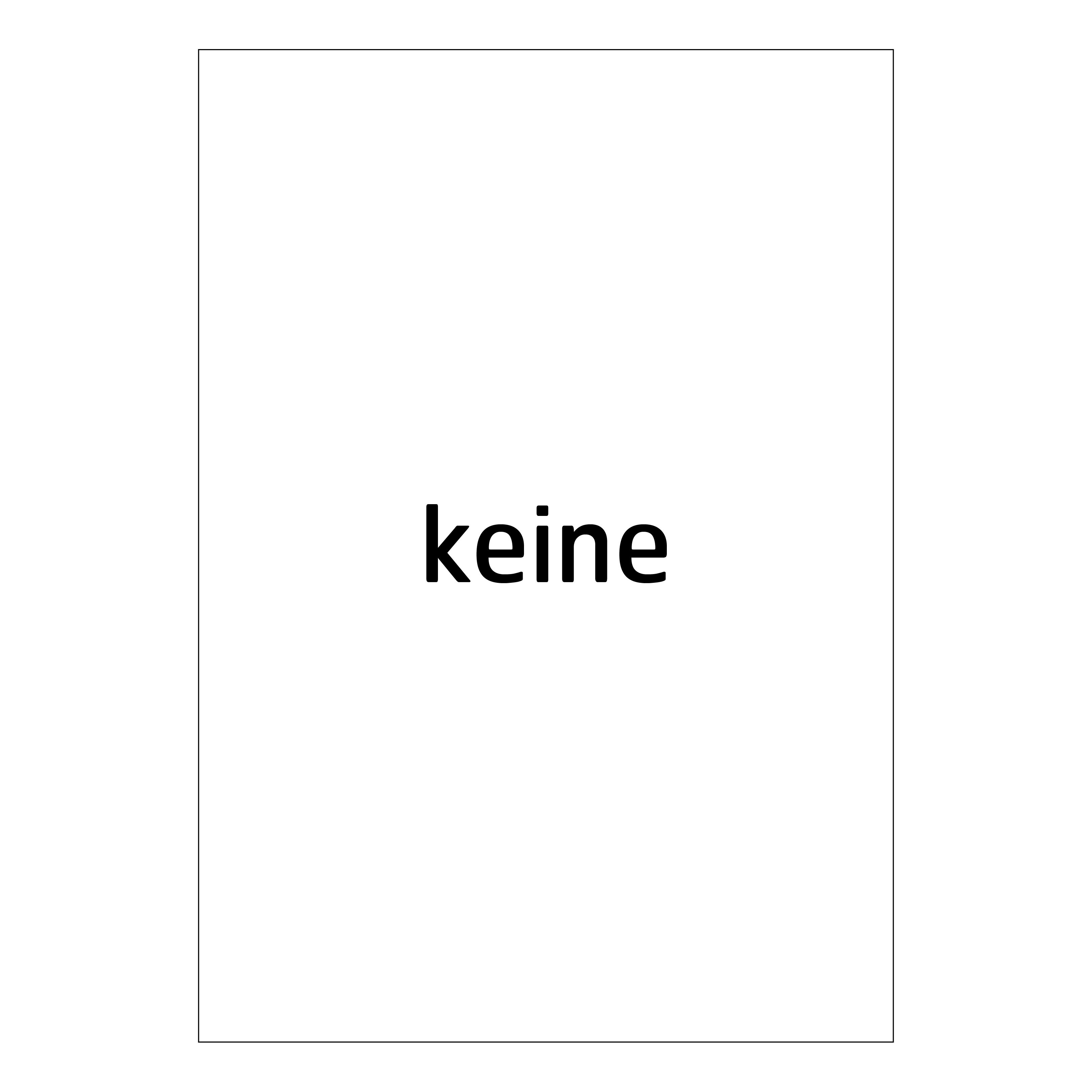 keine Lochung